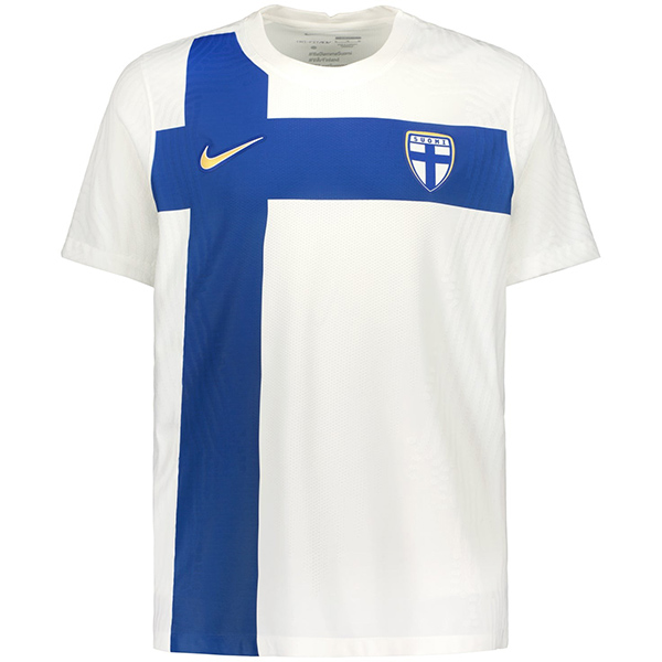 Finland home jersey soccer uniform men's first football kit tops sport shirt 2022